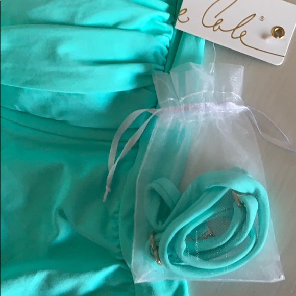 NWT Anne Cole Live In Color Twist Front Bandeau - Picture 8 of 10